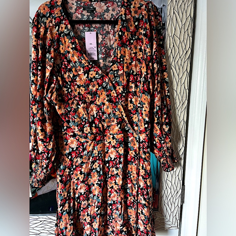 Target- Women’s Wild Fable XXL Flower Skater Dress